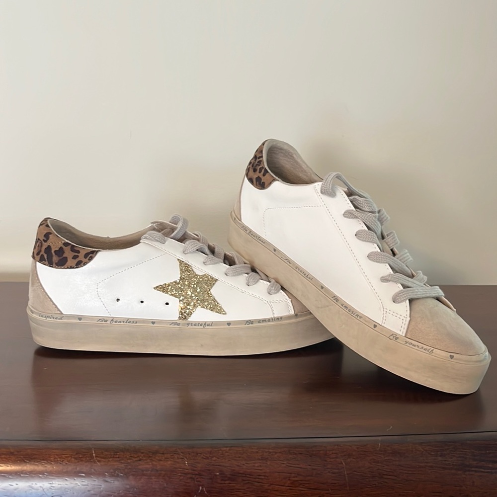 ShuShop Reba Leopard Tennis Shoe - size 11